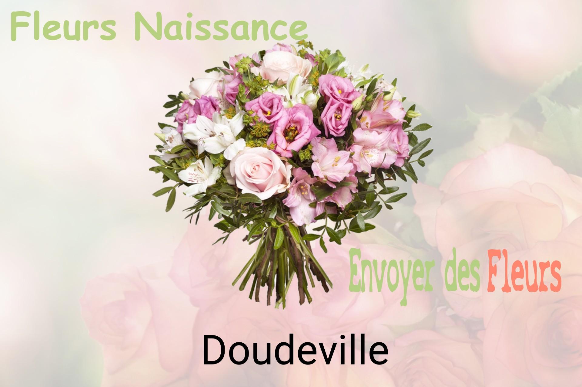 Bouquet de fleurs de naissance livré à Doudeville